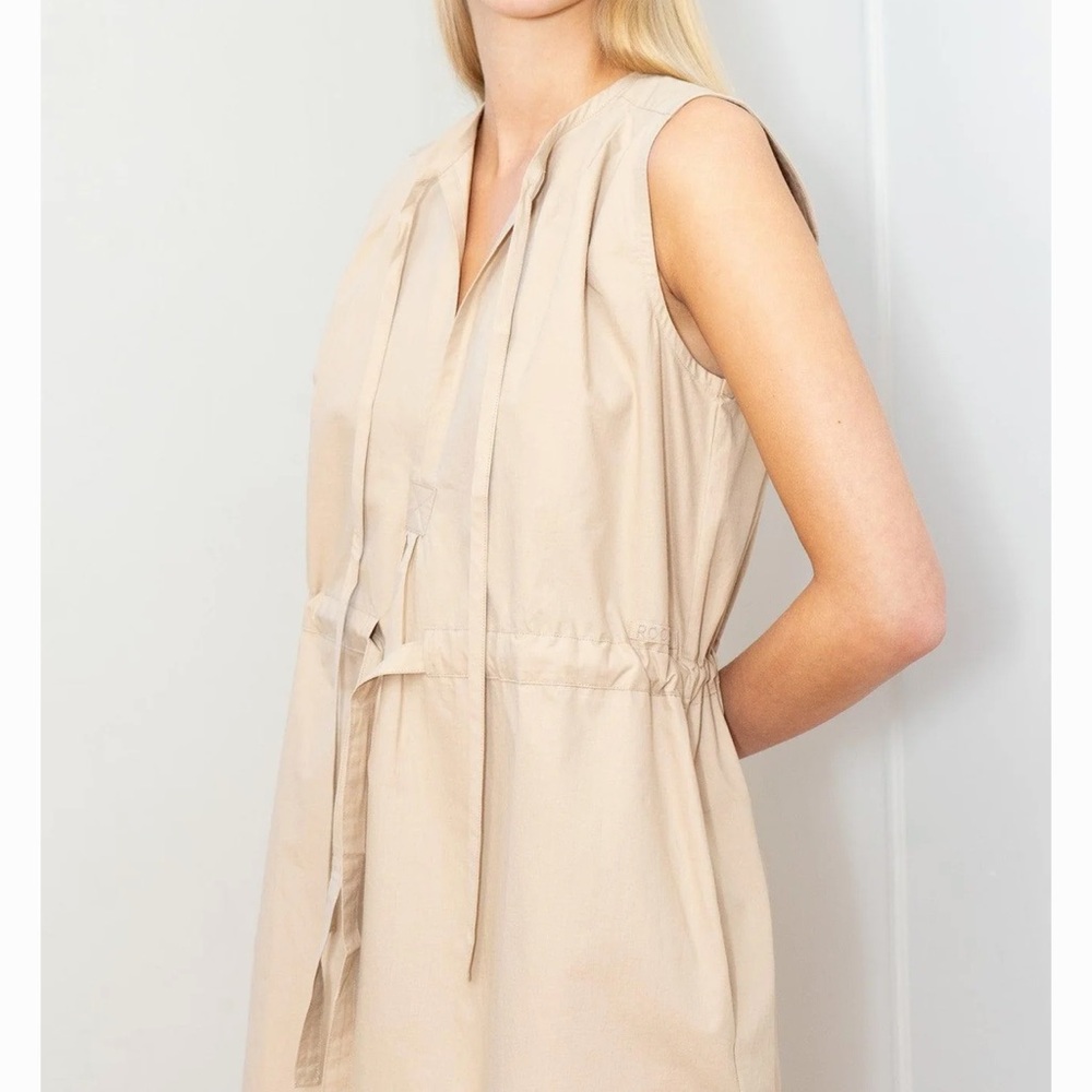 Room 502 Jessica Kaftan Dress in Beige Cotton size 10 42 $445 - Picture 13 of 15